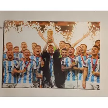 Cuadro Argentina Campeón 60x40cm Memeca Deco