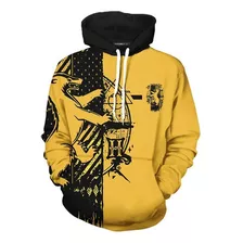 Harry Potter Sudadera Con Capucha Hufflepuff Pullover Adulto