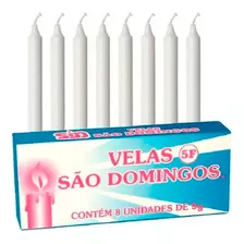 80 Velas Comum Branca 5f 10 Caixas Com 8 Unidades Cada