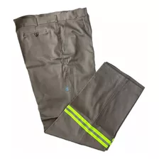 Pantalón De Trabajo Reforzado Beige C/reflectivos- Ombu-t 46