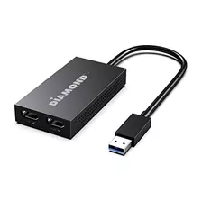 Diamond Multimedia Uga Usb 3.0/2.0 Dual Hdmi Ultra Hd 4k/2k