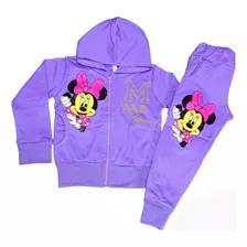 Conjunto Buzo Y Polerón Minnie Mouse Niña 