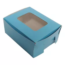 Caja Para Brownies, Galletas, Mini Dulces Con Visor