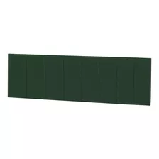 Cabeceira Premium Estofada Cama Box King Size - Verde Musgo