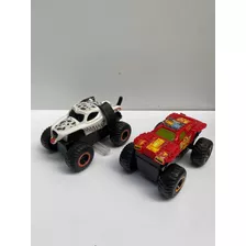 Miniaturas De Ferro Hot Wheels Monster Truck 2 Unidades