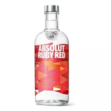 Absolut Ruby Red Vodka Suecia Botella De 750 Ml Pomelo