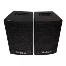 2 Caixas Ativas 60w Cada Sheldon Shb1800 C/ Bluetooth/usb