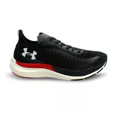 Tênis Under Armour Charged Pacer Preto Vermelho Original