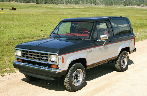 84-90 Ford Bronco Ii Espejo Lateral Bandera Metal Derecho Foto 7