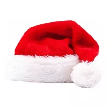 Kit 2 Gorro Touca Papai Mamãe Noel Adulto Veludo Brilhante