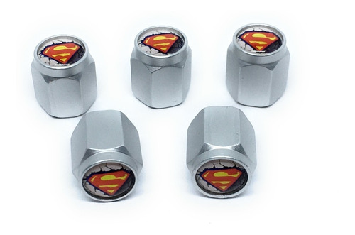 Tapa Valvulas Para Neumatico Emblema Superman Dc Comics Foto 3
