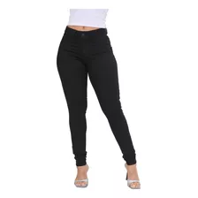 Calça Feminina Jeans Skinny Levanta Bumbu C/ Lycra Cos Alto