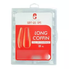 Soft Gel Tips Cobertura Completa - 120pcs