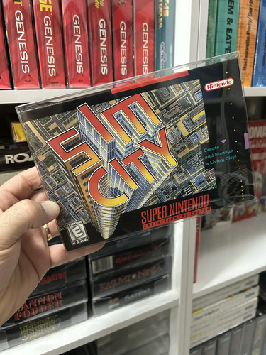 Sim City Snes Super Nintendo 100% Original Jogo Completo