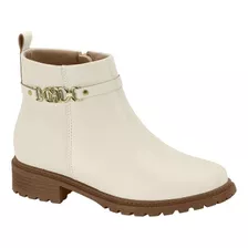 Bota Modare Ultraconforto Salto Baixo 7074.109 Off White