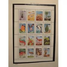 Ch798 Chile Serie Completa Año 1987 Flora Y Fauna Mint