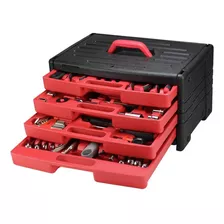 Juego, Caja De Herramientas 105 Piezas 4 Cajones Redline