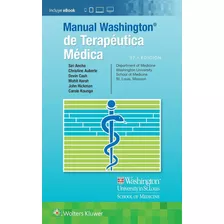 Manual Washington De Terapéutica Médica 37a Edición: No, De Ancha., Vol. 1. Editorial Wolters Kluwer, Tapa Pasta Blanda, Edición 1 En Español, 2023