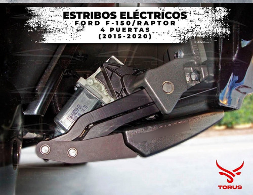 Estribos Elctrico F150 Doble Cabina Raptor 2015-2017 Foto 4