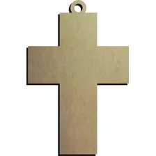 Recuerdo Cruz Cruces Crucifijo 10 Cm Colgar 50 Pz Mdf Decora