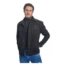 Jaqueta Masculina Jeans Preta