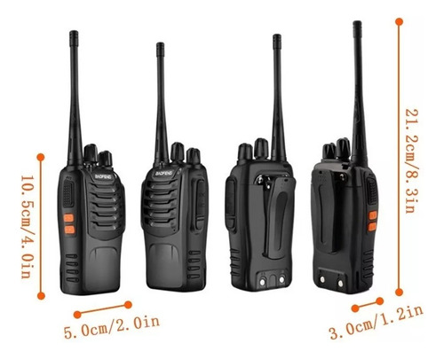 Radios Baofeng Walkie Talkies Kit 2 Pc Manos Libres Foto 3