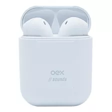 Fone De Ouvido Par Sem Fio Duplo Wireless Oex Tws11 Branco