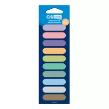 Adesivo Marcador De Páginas Colorido Cis Stick 200 Fls Cor Colorido 200 Fls