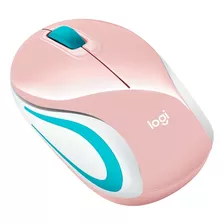 Mini Mouse Inalámbrico Logitech M187 Rosa 910-005364