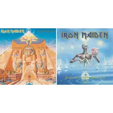 2 Cds Iron Maiden - Powerslave, Senventh Son Of... Lacrados