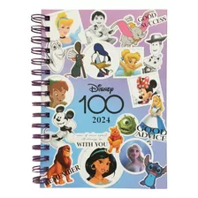 Agenda Año 2024 Disney Con Stickers