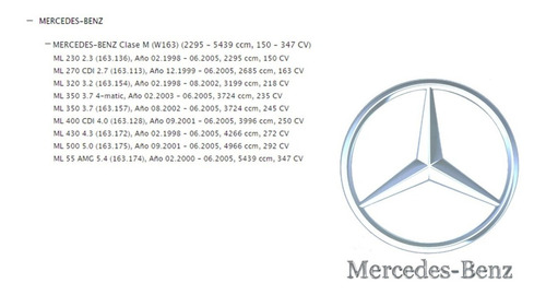 Kit Bujes Caja Direccion X 4 Unidades Mercedes Clase Ml  Foto 5
