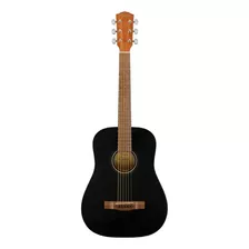 Guitarra Acústica Infantil Fender Fa-15 Para Diestros Negra