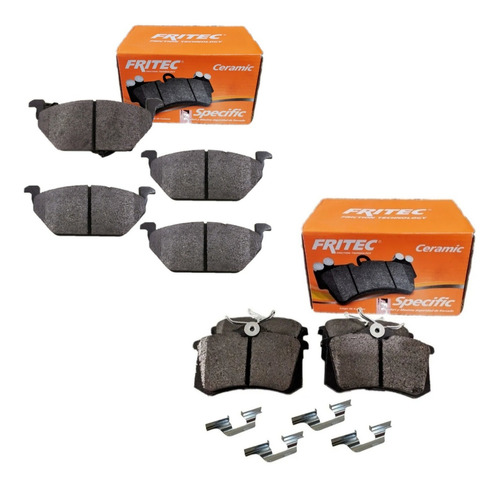 Kit Balatas Del Tras Fritec Vw Golf Jetta A4 A6 Beetle 2.0 L Foto 2