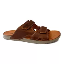 Sandalias Ojotas Hombre 100% Cuero Freeway Yap 3243 Abrojos