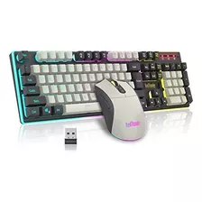 Combo De Teclado Y Mouse Inalambricos Gaming