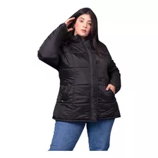 Campera Mujer Impermeable Abrigada Talles Grandes