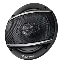 Bocina Tipo Cuadraxial Pioneer Ts-a1687s Para Auto/camioneta Color Negro De 4 165mm X 165mm X 6.5 X 2 Unidades 