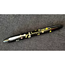 Caneta Tinteiro Sheaffer Balance Black Pearl Jr Década 30