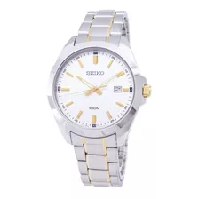 Reloj Seiko Hombre Sur279 P1 Sumergible Calendario Color De La Malla Plateado Y Dorado Color Del Bisel Plateado Color Del Fondo Plateado