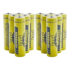 Kit 12 Baterias 18650 X 9800mah Original Jyx P/ Lanternas