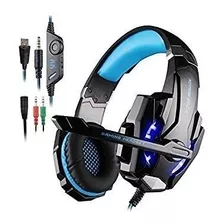 Auriculares Gamer Compatible Pc, Ps4, Tablet Iluminacion Led