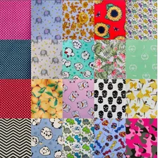 Tecido Tricoline Estampado Patchwork Artesanato 0,50m X 1,5m