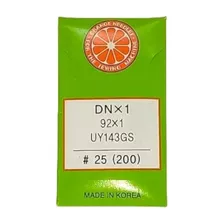 Aguja Orange Para Maquina Cerradora De Bolsas Dnx1 92x1 N°25