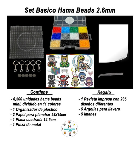 Hama Beads Set Basico 2.6mm Mini