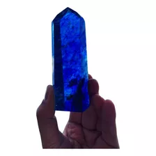 Obsidiana Azul Transparente Com Rajadas Pedra Rara