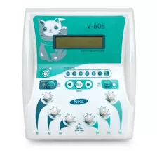 Eletroestimulador Veterinário V-606 Nkl-6 Cabos Jacaré Mini