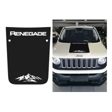 Adesivo Black Piano Capô Jeep Renegade Trailhawk Mountain 