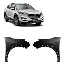 Par De Paralama New Tucson 2016 2017 218 2019 C/furo Novo