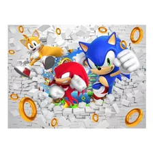 Adesivo Decorativo De Parede Sonic (2,00m X 1,50m)